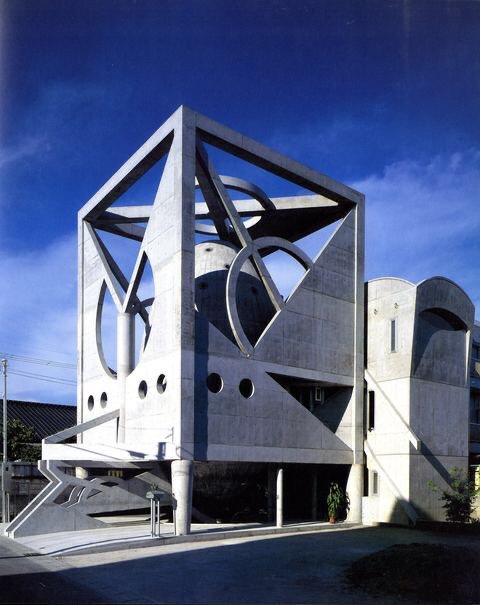 Zero Cosmology House, Takasaki Masaharu, 1991, Kagoshima, Kyushu, Japan