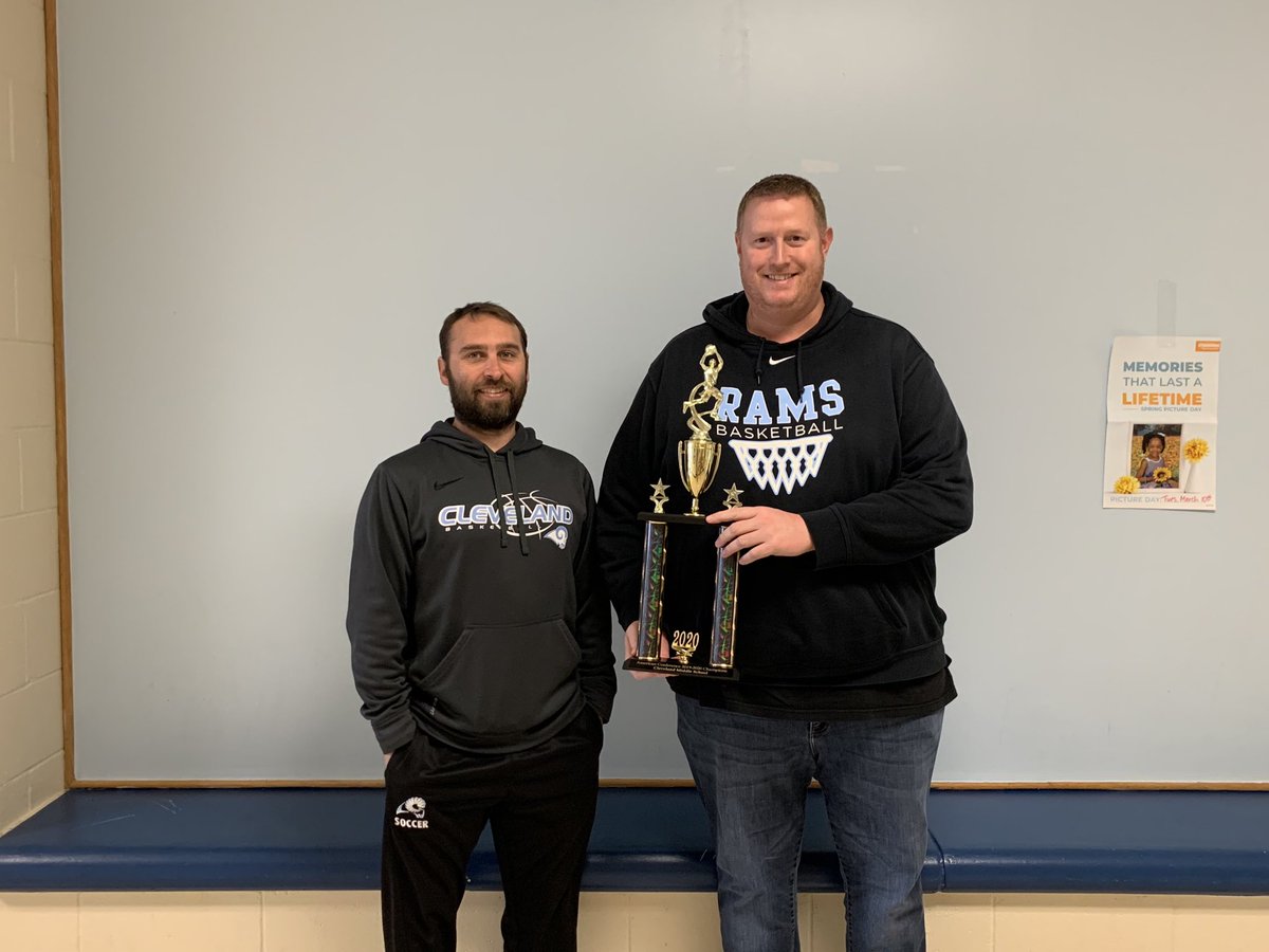 JCPS_Athletics's tweet photo. Cleveland receiving their Middle School Conference Championship Trophy for Boys Basketball ⁦⁦@cvmsrams⁩ https://t.co/E4Cc1kYoci