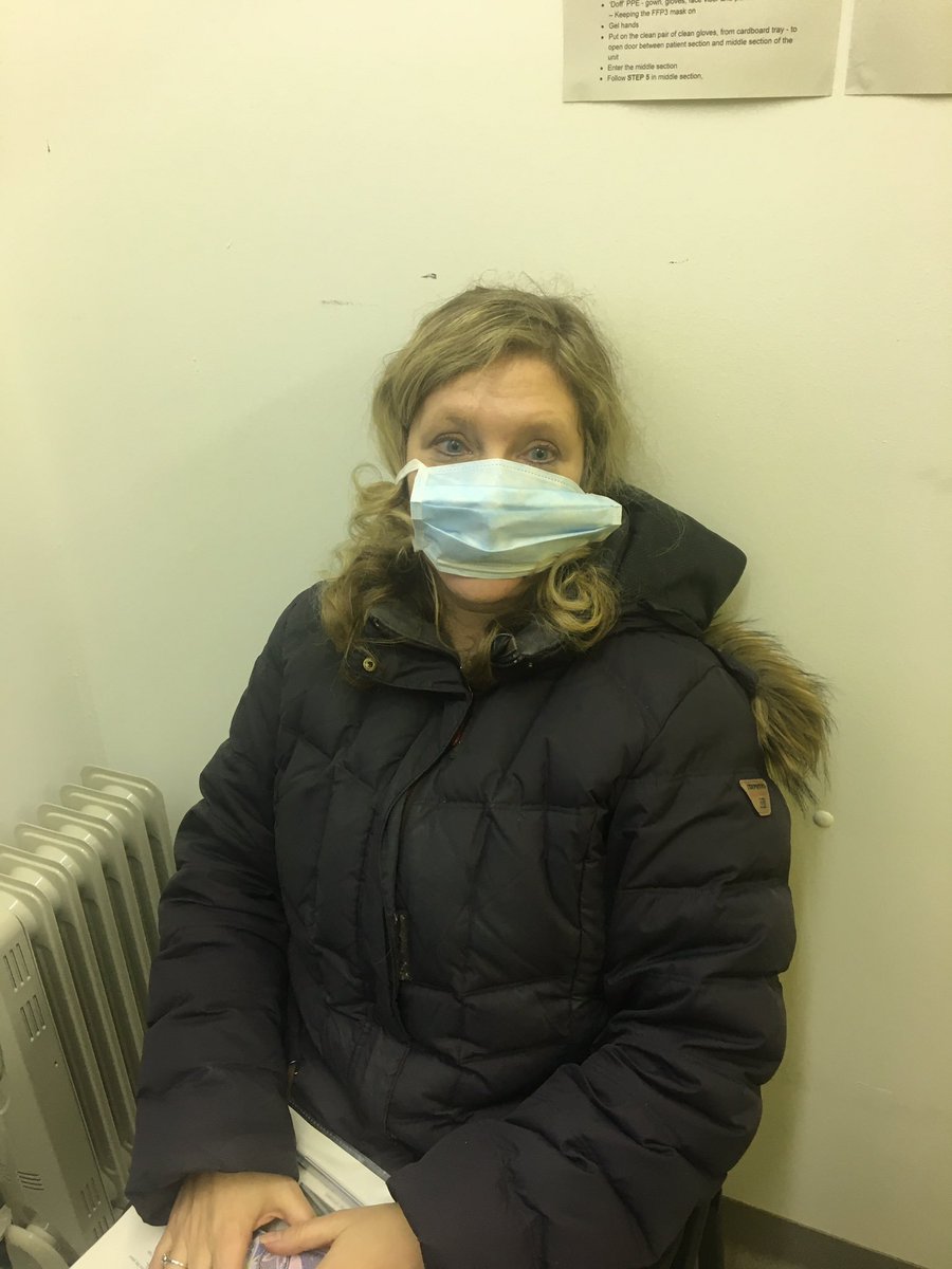 BostonFootDoc's tweet photo. #CoronaVirusChallenge This patient is wearing mask upside down; so, please take a moment to learn how to properly wear a surgical mask: https://t.co/MbeaZW3wwF https://t.co/NGlw5it7gW
