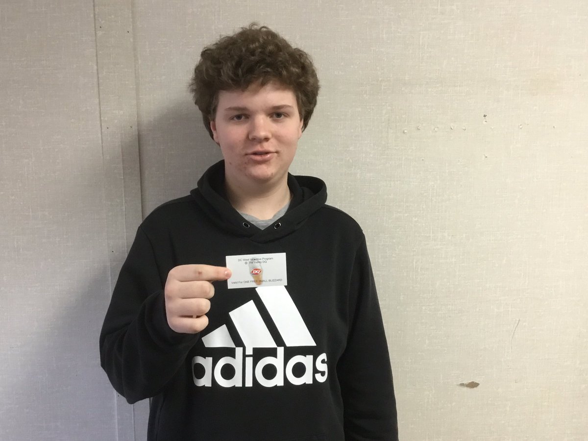 Thank you to the Valley Dairy Queen for supporting the Falcon Achievement Center student incentive program! These students were pumped to receive a blizzard for completing their academic progress goal.<a href="/DCWestFalcons/">DCWest Falcons</a> <a href="/DairyQueen/">Dairy Queen</a>