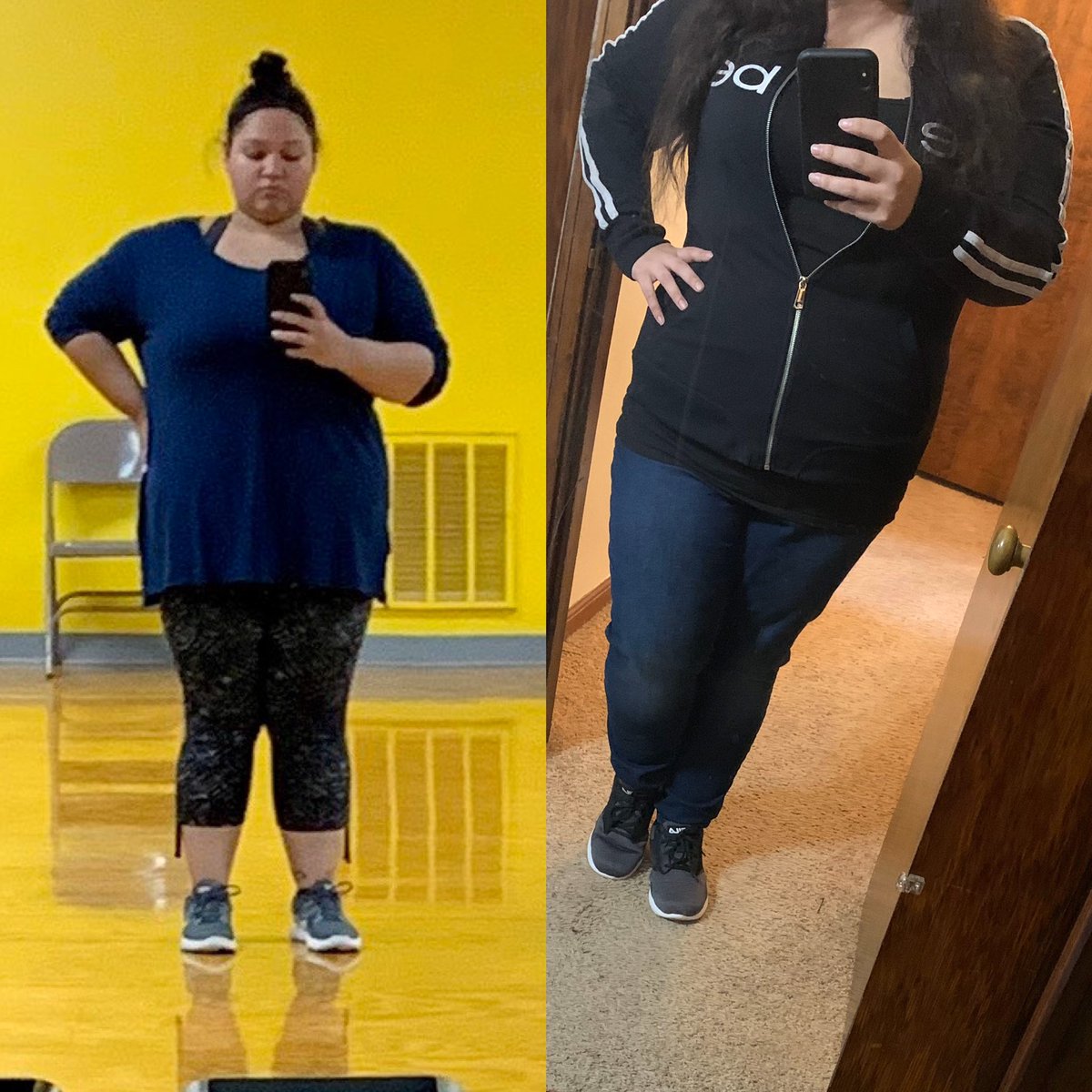 xtina4203's tweet photo. October 2019 ⏩ March 2020

Happier, healthier, 35lbs lighter. 
I’m so damn proud of myself. 

“If you know you can do better, 
                than do better.” https://t.co/cQo5Jg36HW