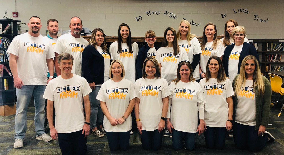 OcoeeMiddle1's tweet photo. Just a few pictures of our #OcoeeFamily! New branding, same passionate people pouring into the students of Ocoee! #LeadtheCharge https://t.co/m6ioKBGjtP