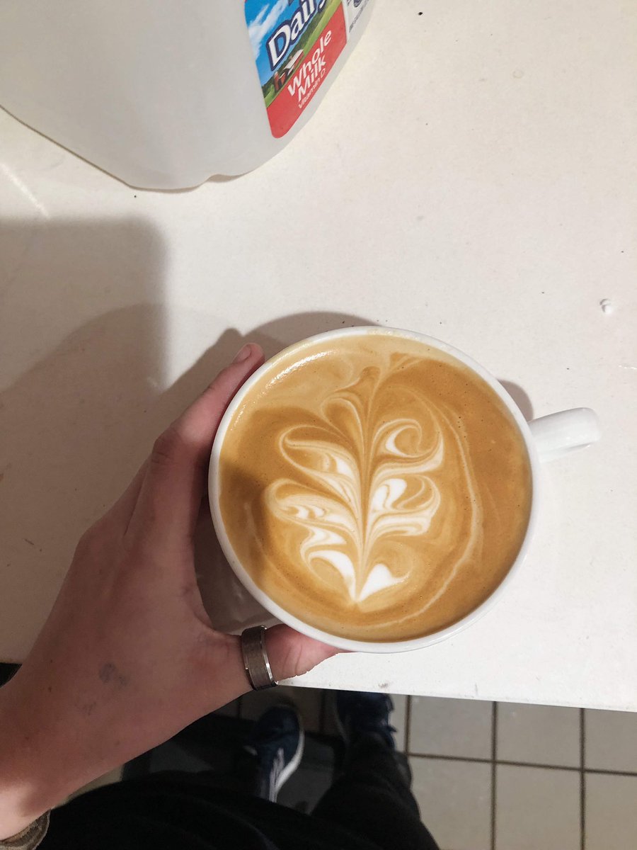 tarynward99's tweet photo. the progress of the last 6 months being a barista https://t.co/PQ4TVlRGH2