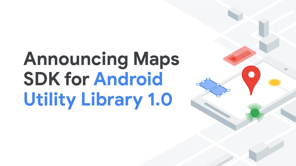 GMapsPlatform's tweet image. 📣New: Version 1.0 of our open-source Maps SDK for Android Utility Library. Check out all the new customization options which include ground overlays and drawing shapes on the map → cloud.google.com/blog/products/…