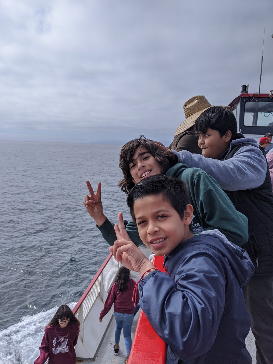 BladhScience's tweet photo. About halfway to the island! So far no sick kids. Woohoo! https://t.co/fF5diByx1O
