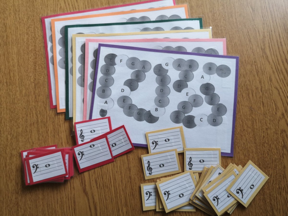 A boardgame to support learning to read music. Can't wait to try this one with my students! #boardgames #aups #musicgames