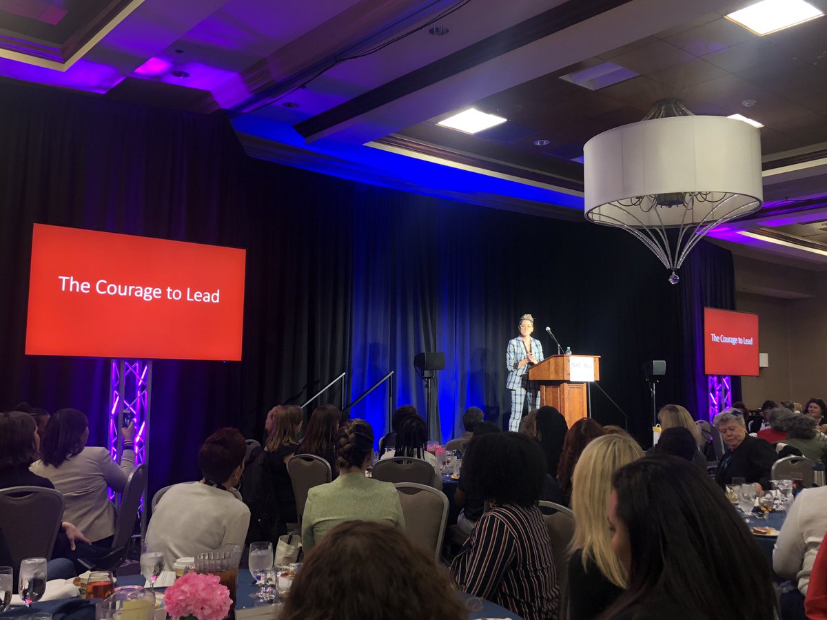 ThereGoesDEE's tweet photo. Shout-out to @HeatherPownall for bringing the heat at the afternoon keynote of #nobullcon20! https://t.co/YVO7aZhIJ5