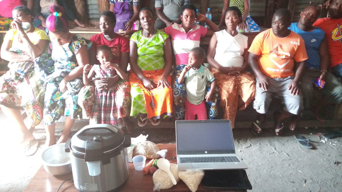 Today marks our final day of training on how to cook using #ElectricPressureCooker in #Sozia & #Yozu islands in #TZ.  We learned alot on what and how people cook, what fuels they use and introduce how the #ElectricPressureCooker can change their life.  #excitedtolearningmore