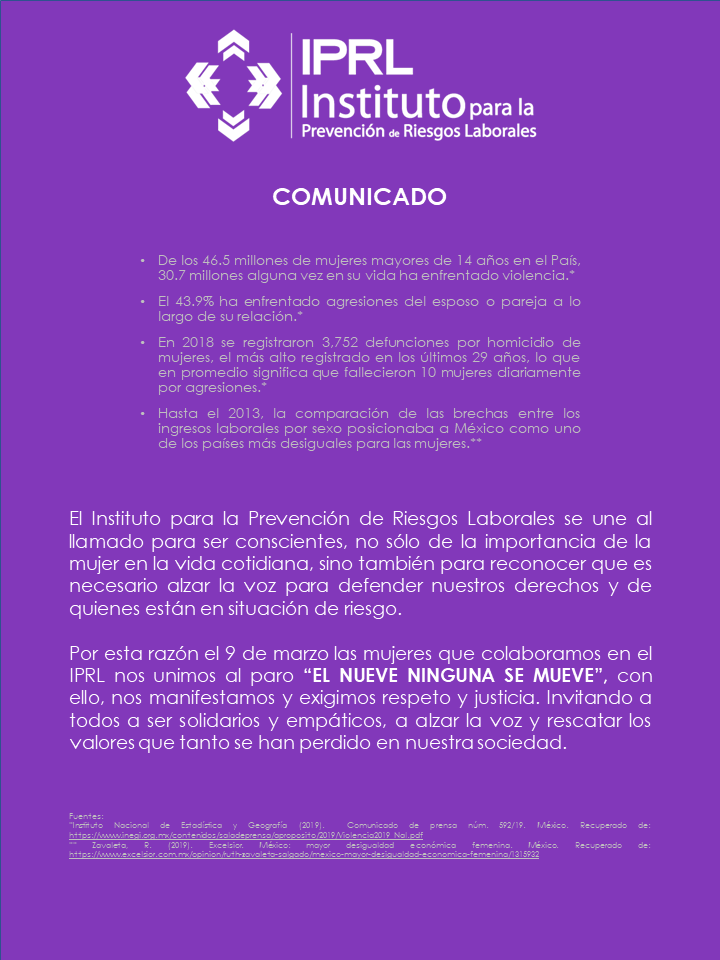 IPRL_PUEBLA's tweet photo. #ElNueveNingunaSeMueve #9demarzo #ParoNacionalDeMujeres #FelizViernesATodos #IPRL https://t.co/7qTUsXlq3N