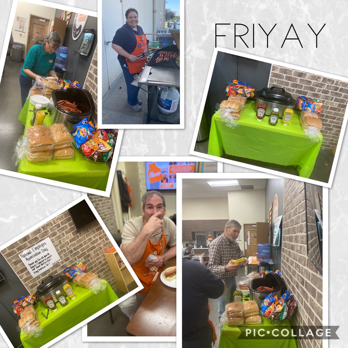 Celebrating our associates on #nationalassociateapppreciation 🎉Thanks Christine for cooking for us!