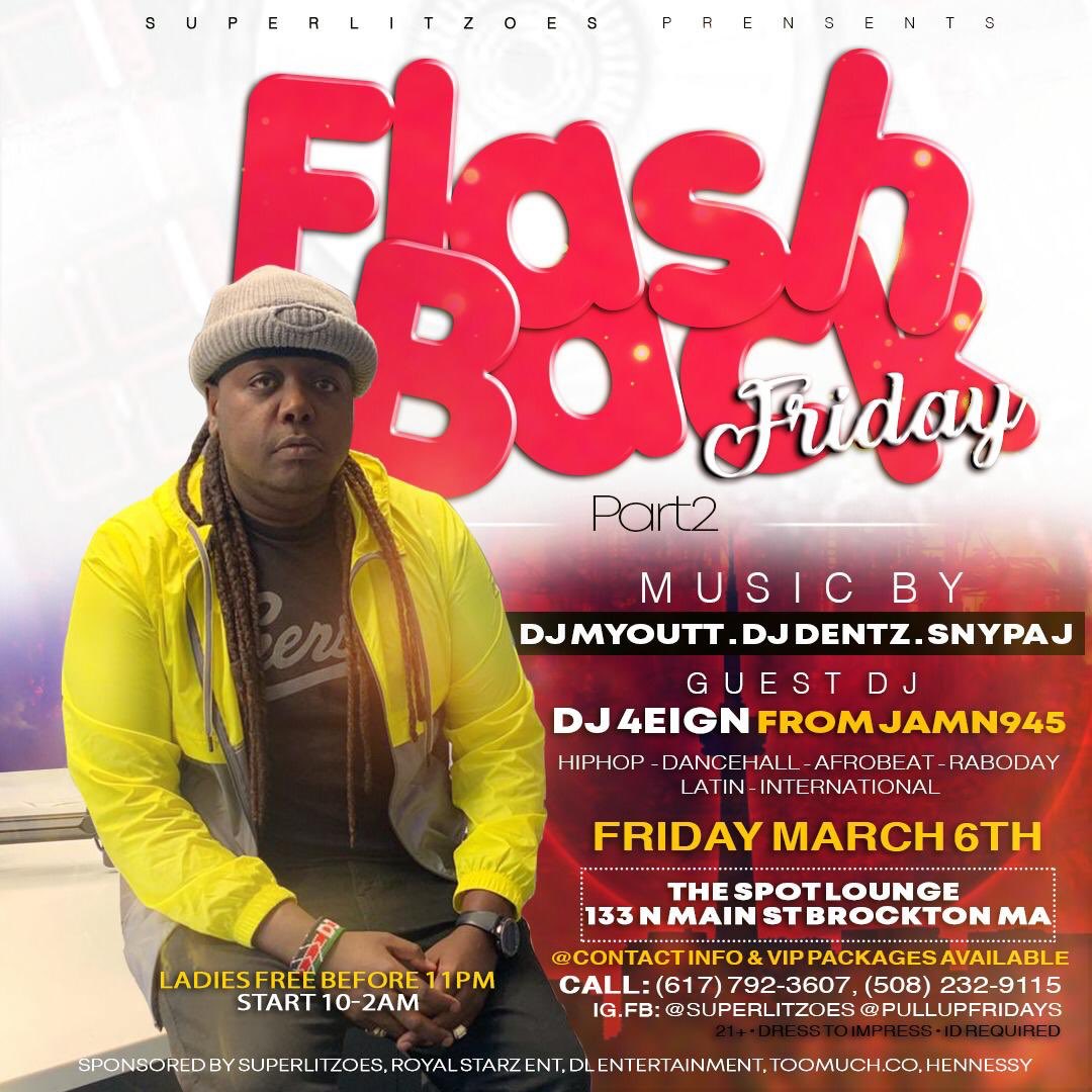 RealDjdentz's tweet photo. Tonight is all about Flashback Friday with special guest Dj4Eign from jamn945 🔥 https://t.co/6bhKhyceze