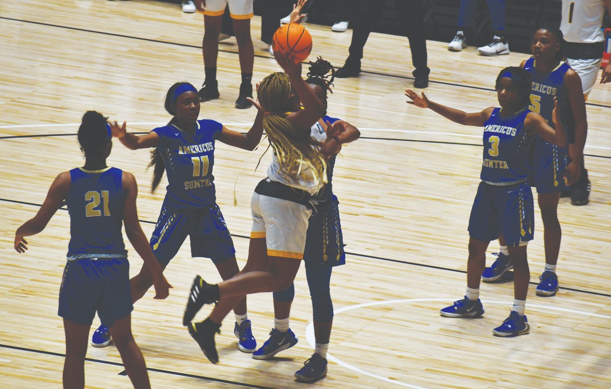 CoachBlythe0's tweet photo. The Troup Lady Tigers fall to Americus-Sumter 66-52 in the Class AAAA state-championship game in Macon. Troup finishes with a 27-2 record. Congratulations to coach Carla Thornton and the Lady Tigers on an outstanding season. https://t.co/0UH230AoMF