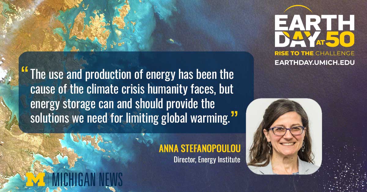 Earth Day 2020: Rise Up for the Environment Commemorative Week of Action begins 3/9, marking 50 years since the 1st “Teach-In on the Environment” formed a model for the 1st #EarthDay 5 weeks later

<a href="/MichEnergy/">UMich Energy</a>'s Anna Stefanopoulou comments

earthday.umich.edu
#A2EarthDay