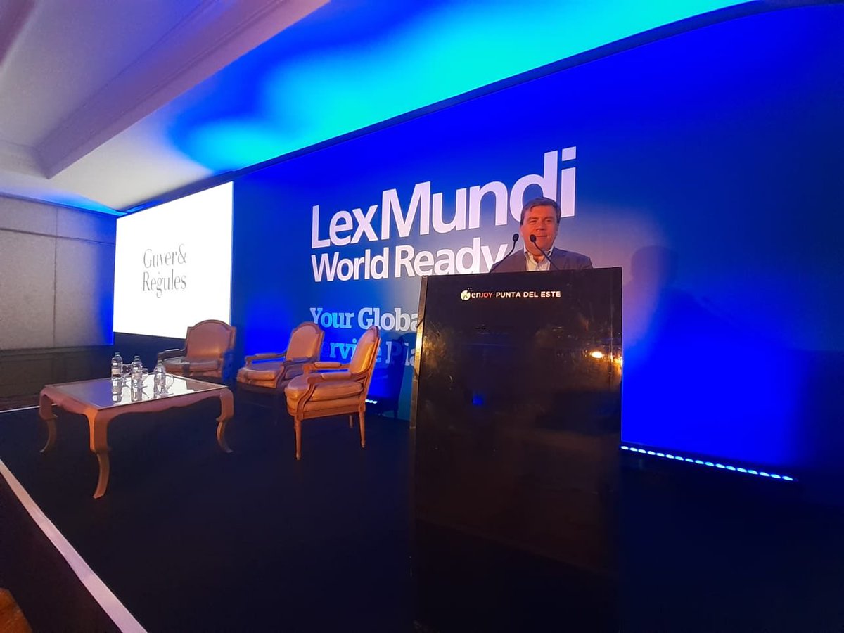 Hasta el 07/03 está llevándose a cabo en #PuntaDelEste la Conferencia Regional Latinoamericana 2020 de <a href="/LexMundi/">Lex Mundi</a>, red internacional que reúne las firmas de abogados líderes del mundo en más de 140 jurisdicciones. #GuyeryRegules tiene el honor de ser anfitrión de esta conferencia.