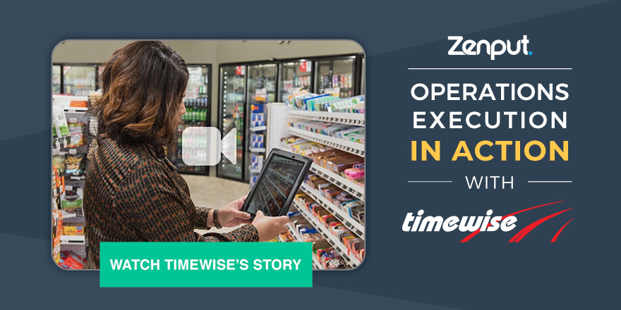 Zenput's tweet photo. See our #OpsX in action with Timewise Food Stores - they use #Zenput across their #operations, #HR, #accounting, #marketing and #facilitymaintenance departments. Click here to watch the video: https://t.co/Az4wGt1YGA. #fanfriday #customer https://t.co/Tip1HDdyqz