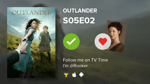 Frasers_Ridge's tweet photo. I've just watched episode S05E02 of Outlander! #outlander  #tvtime https://t.co/D91PJ6hVj3 https://t.co/iYlxRMs2nH