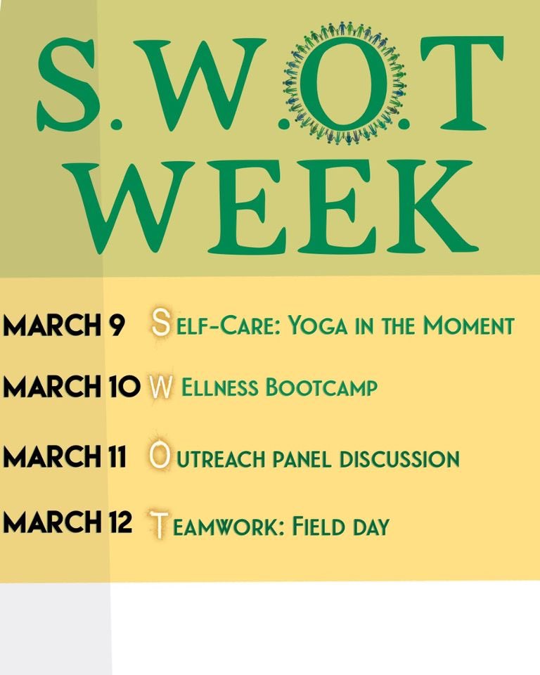 SsuSwot's tweet photo. In honor of Social Work Awareness Month! 💚 #ssu20 #ssu21 #SSU22 #SSU23 https://t.co/WJRuqG3cEC