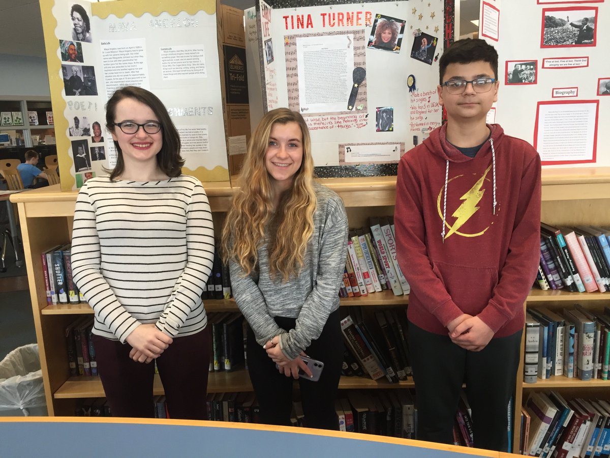 OHS_LMC's tweet photo. Congratulations to the winners of the Black History Month Scavenger Hunt held over the past two weeks in the LMC. Gift cards were donated by the History Department to the winners. Good job by students with putting together some wonderful poster displays. https://t.co/rutj6raL8l