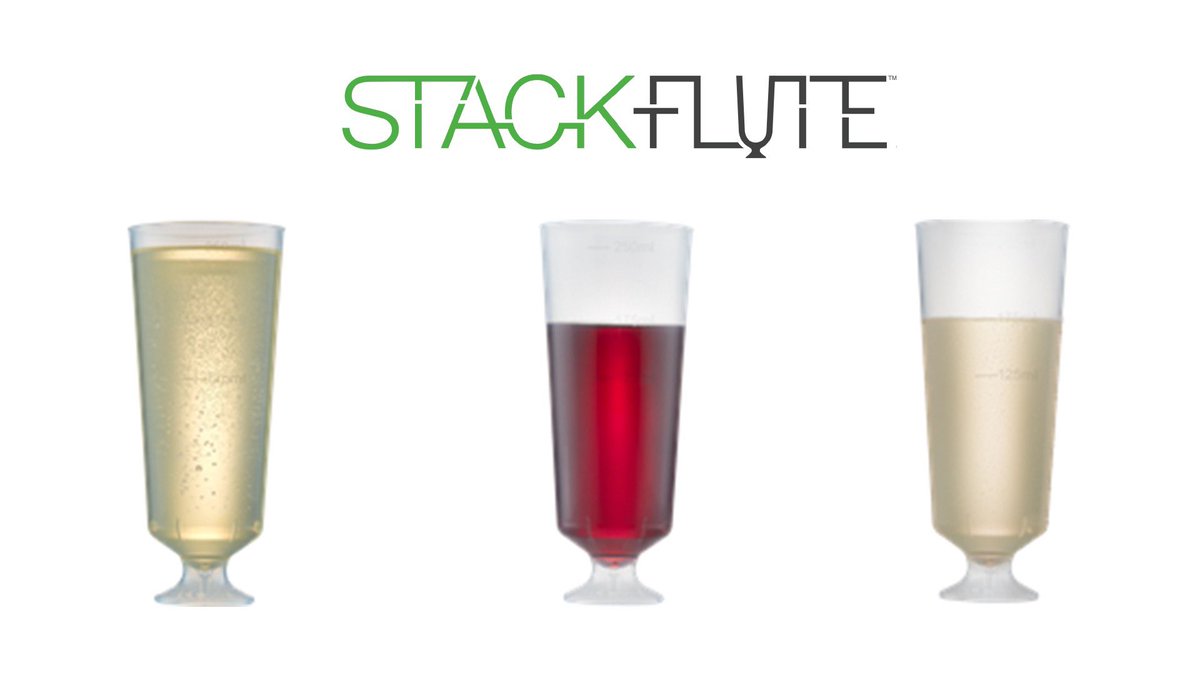 The first fully stackable &amp; reusable flute that has come to market. Simple and elegant in its design, STACK-FLUTE™ is the ideal option for serving champagne, prosecco and wine and comes with 125ml, 175ml and 250ml line-markings. Storing flutes has never been easier!
