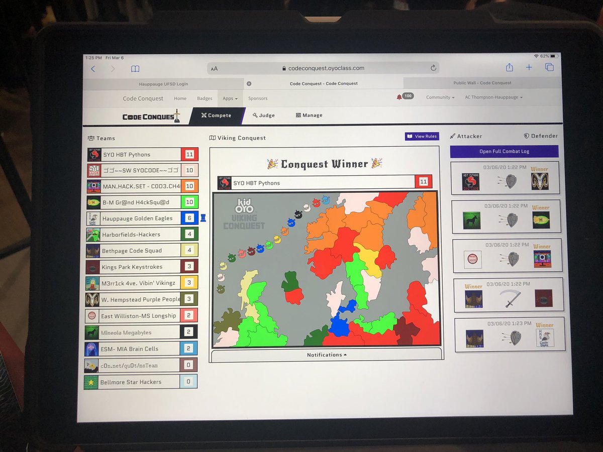 MrsAlvarezHMS's tweet photo. Top 5! So proud of our Hauppauge Golden Codin Eagles Hackathon Team!! #mshackathon @HPS_Eagles @Thomsbots @FerraraRobotics @gordond11171 https://t.co/noUFlMEcVj