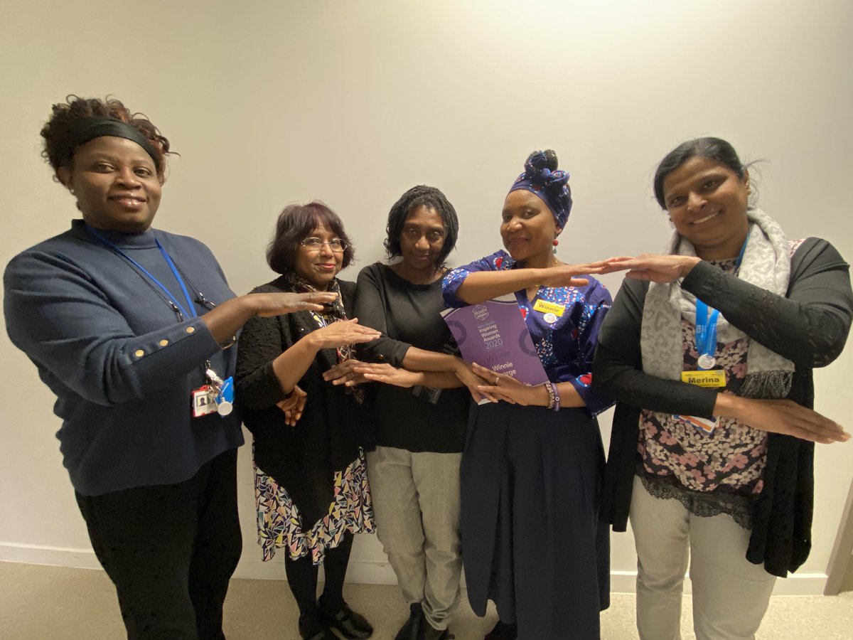BHNurseEducationTeam (@bhnurseeducator) on Twitter photo <a href="/WinnieGeorge18/">Winnie George</a> fully deserves her award!
The team are so inspired by her, they all want to pose just like her!
#InspiringWomen #EqualforEach #YearoftheNurseandMidwife #PhotoWithWinnie #SelfieWithWinnie
<a href="/LoisWhittaker7/">Lois Whittaker</a> <a href="/DebbieJurasz/">Debbie jurasz</a> <a href="/HafsoaBahmed/">Hafsoa</a> <a href="/MerinaMichael/">MERINA MICHAEL</a> <a href="/WinnieGeorge18/">Winnie George</a> fully deserves her award!
The team are so inspired by her, they all want to pose just like her!
#InspiringWomen #EqualforEach #YearoftheNurseandMidwife #PhotoWithWinnie #SelfieWithWinnie
<a href="/LoisWhittaker7/">Lois Whittaker</a> <a href="/DebbieJurasz/">Debbie jurasz</a> <a href="/HafsoaBahmed/">Hafsoa</a> <a href="/MerinaMichael/">MERINA MICHAEL</a>