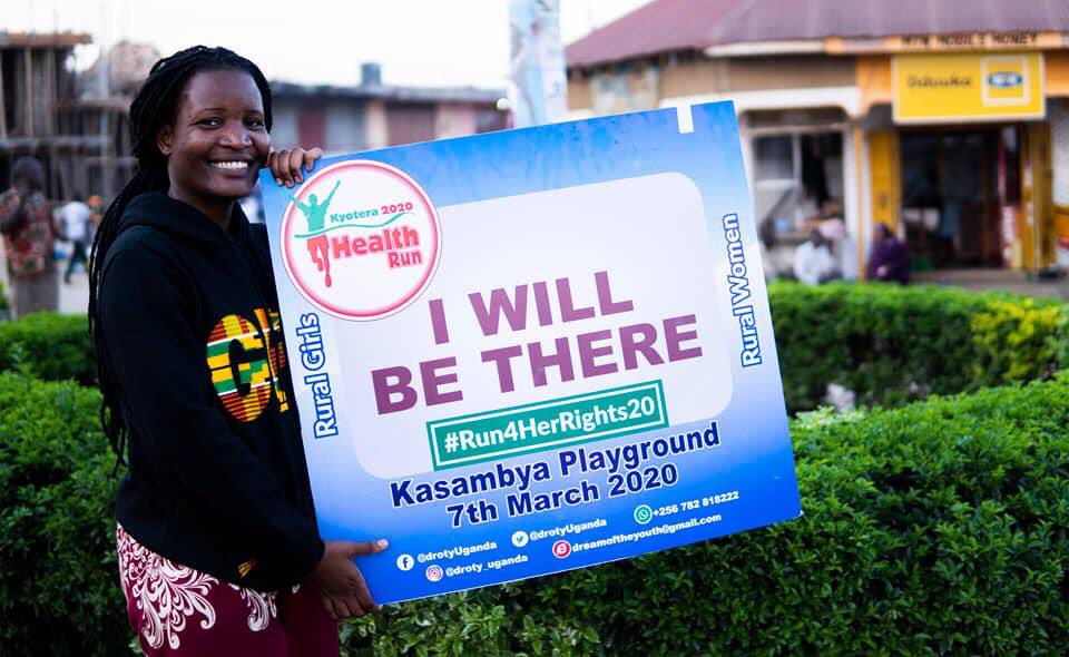 #Run4HerRights20 it’s back and more powerful this Women’s day , Join <a href="/DrotyUganda/">Dreams of the Tropical Youth Uganda</a> in kyotera , the run is to increase access of a proper toilet facility to facilitate children in rural areas especially girls  during their menstrual days .