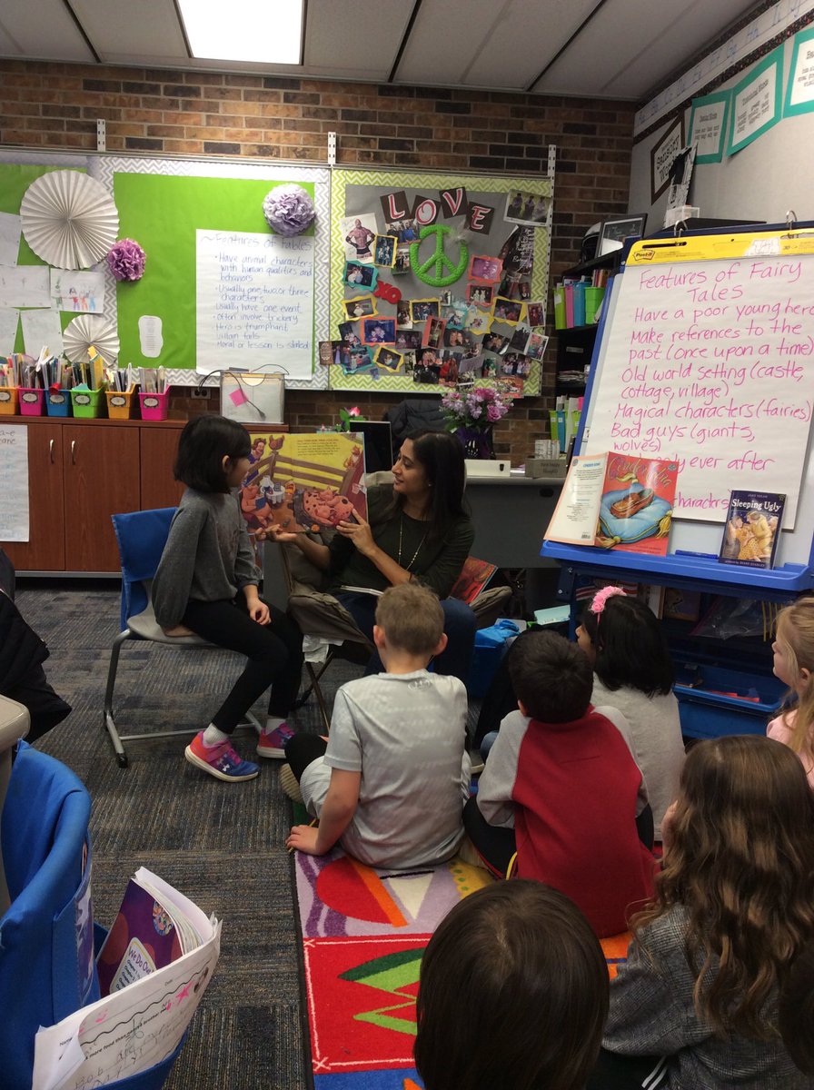 2JBrookForest's tweet photo. 2J is so fortunate! Mrs.Jain came into our class to read several folk tales with us today. Raina and Mrs. Jain even read a special story together!#d53learns #d53cares https://t.co/CTsDwEZgFn