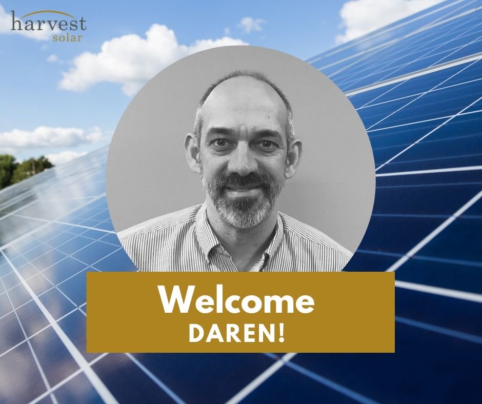 Harvest Solar would like to welcome Daren Shanholtzer as our new Director of Engineering! Daren has a passion for solar, technical expertise, and a leadership ability that will benefit not only the engineering department but the company as a whole!