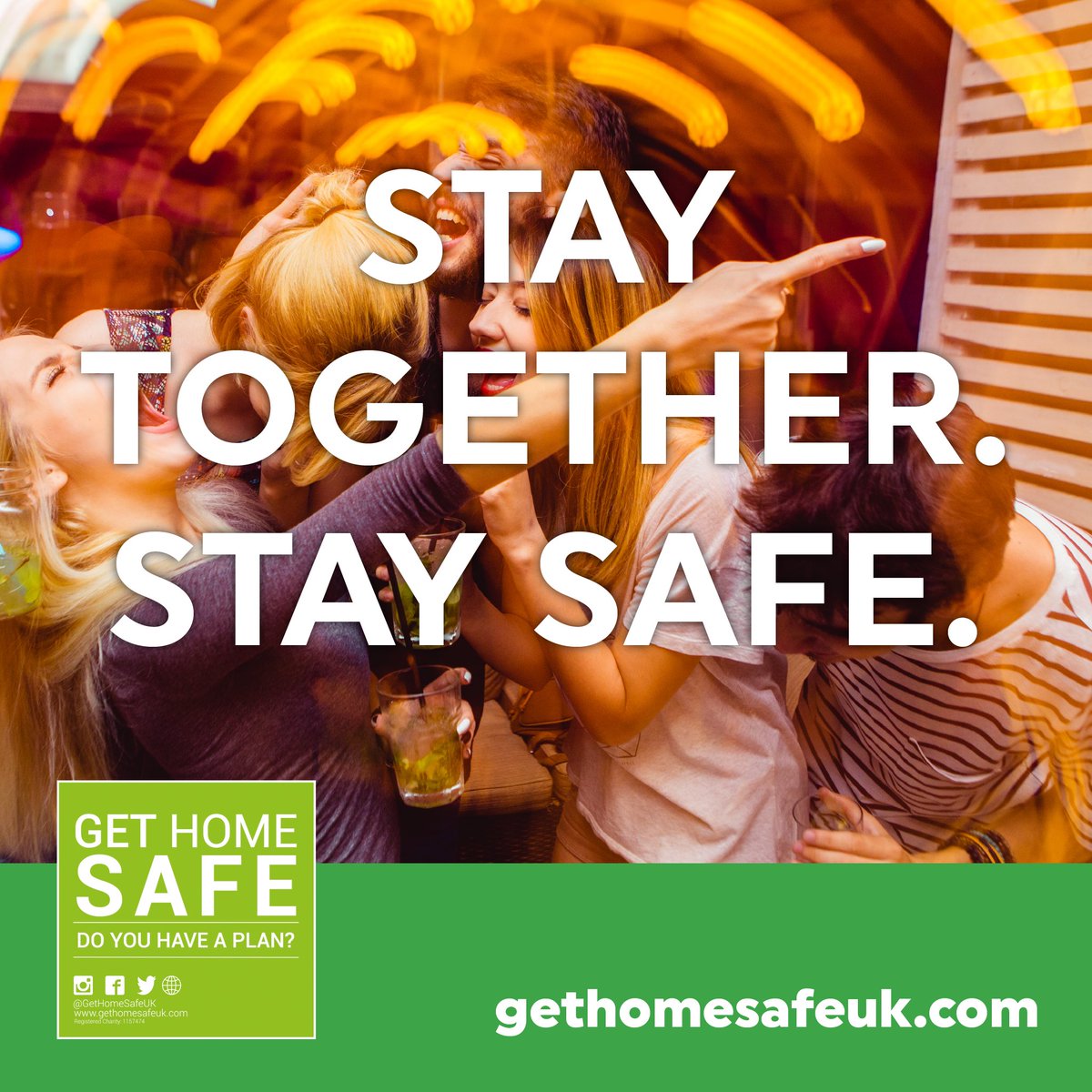 GetHomeSafeUK's tweet photo. It’s the weekend! How are you getting home safe? #gethomesafeuk https://t.co/gT64FGVI5L