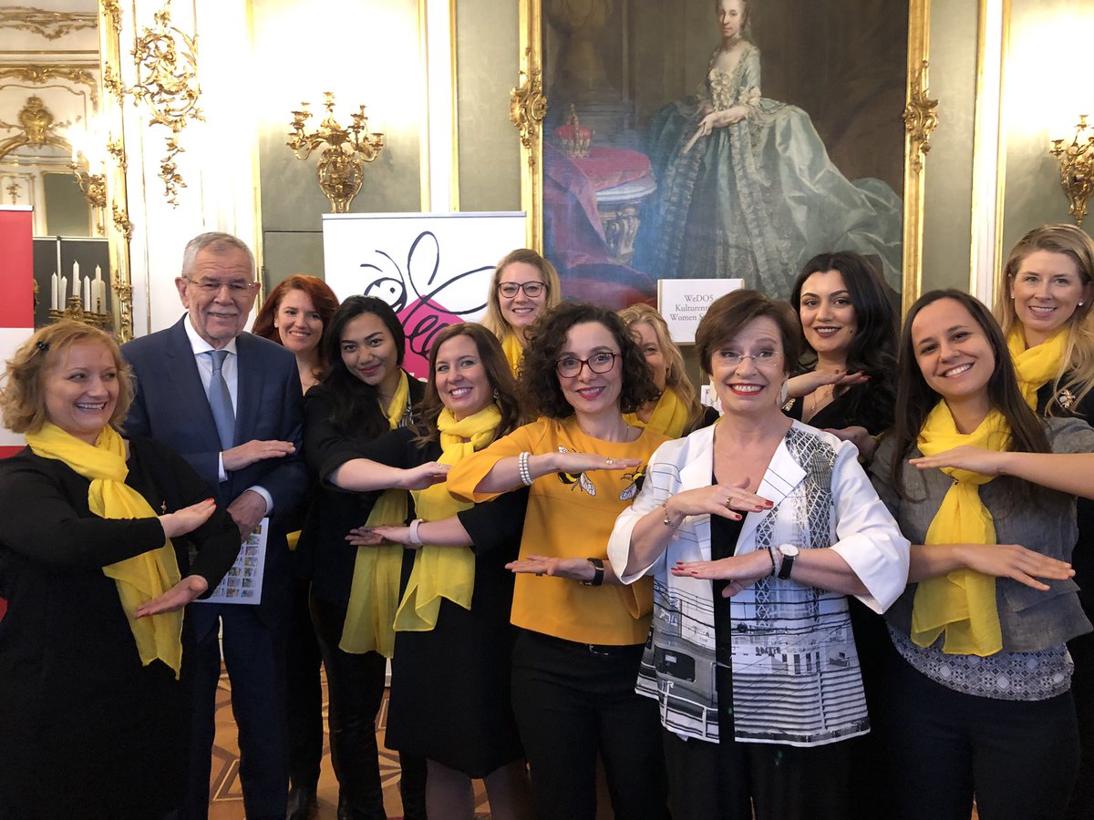 We were invited to present #WeDO5 at the president reception on behalf of the international women day    Changing the world one startup at a time #IWD2020 #eachforequal #each4equal #focusimpactshine