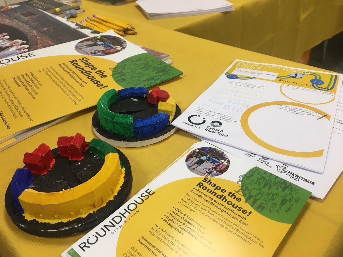 BhamRoundhouse's tweet photo. Thanks to @TRJFPBrum for hosting us this afternoon (and for the soup)!
Great to speak to so many people about their journeys around #Ladywood and #edgbastonreservoir! Loads to think about...
#communityroutes #seethecitydifferently #lifesbetterbywater https://t.co/iSTfMeNREn