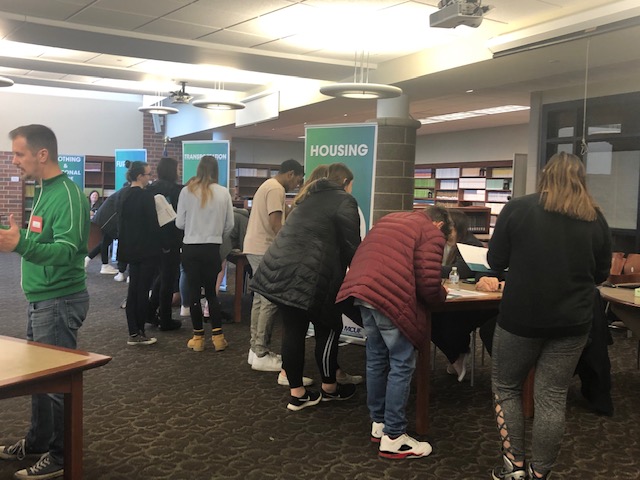 ReadySlcs's tweet image. Seniors in Consumer Math classes at South Lyon High School and South Lyon East High School experience how smart budgeting makes a difference at the Community Choice Reality Fair held at both high schools.