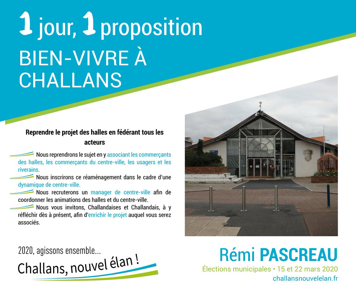 Chall_NouvElan's tweet photo. La concertation doit être au cœur de la création de projets. Il est inconcevable de vouloir mener à bien une opération d’envergure sans l’adhésion des commerçants sédentaires, non sédentaires, usagers et riverains.

Ensemble, donnons un nouvel élan au projet des halles. https://t.co/UTCqU0o42x