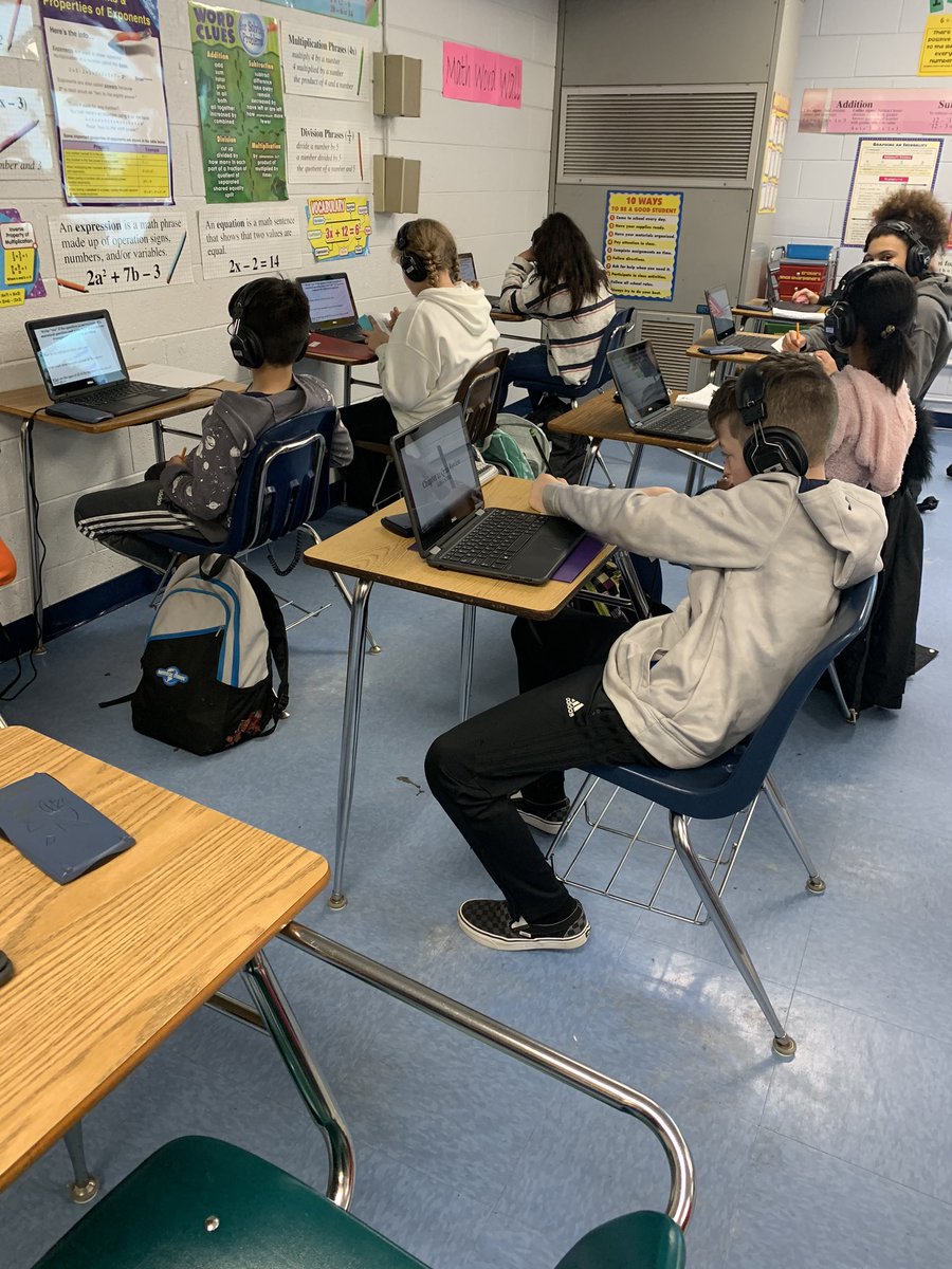 esmoak's tweet photo. We’ve had a busy and productive week in both Math 6 and Pre-Algebra! #stationrotation #mathintherealworld #whyiteachlbc @LBCMiddle @Spadarop https://t.co/qRC38xnnHu