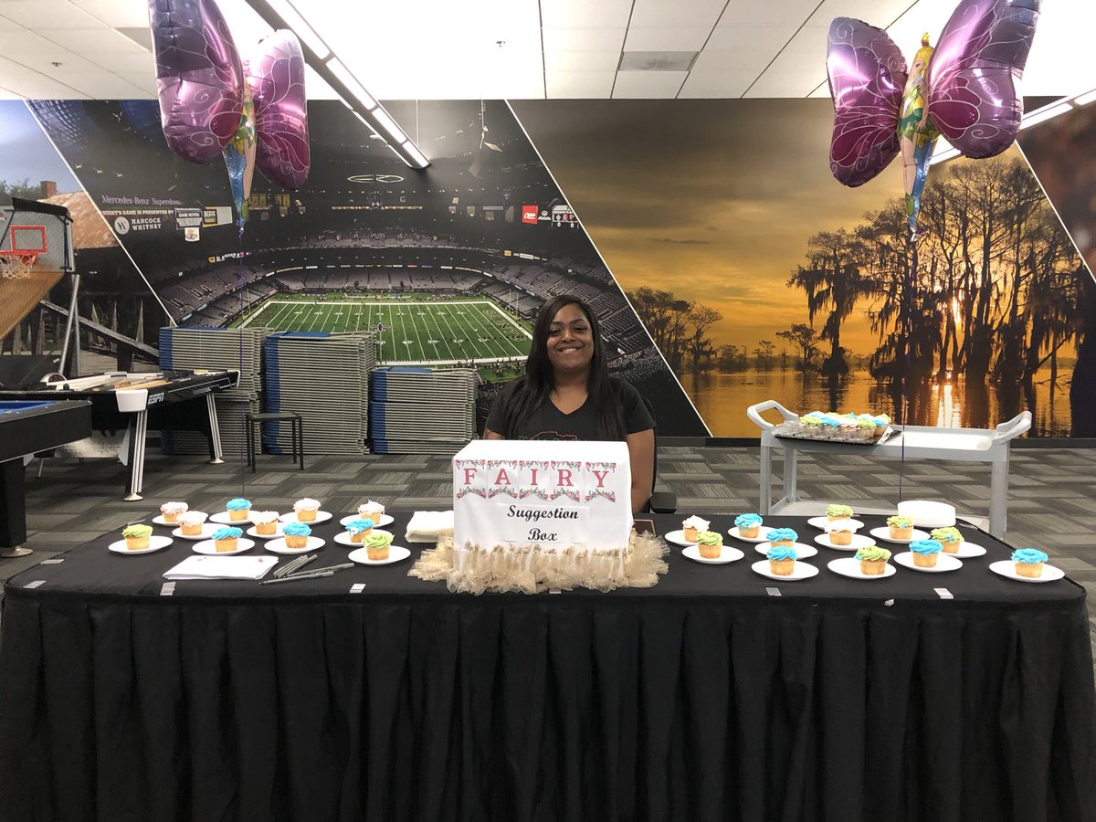 LafccUnited's tweet photo. ✨🧚🏾✨ The Fairies Strike again ✨✨✨ Let your voices be heard with The Fairy Suggestion Box ‼️  @joshua206 @tlrashad4 @anthonytuggle @carafields @ashleys_brcc #TuggleNation #FieldsFam #LafayetteUnited #LifeatAtt #Att https://t.co/phqQi0GUSh