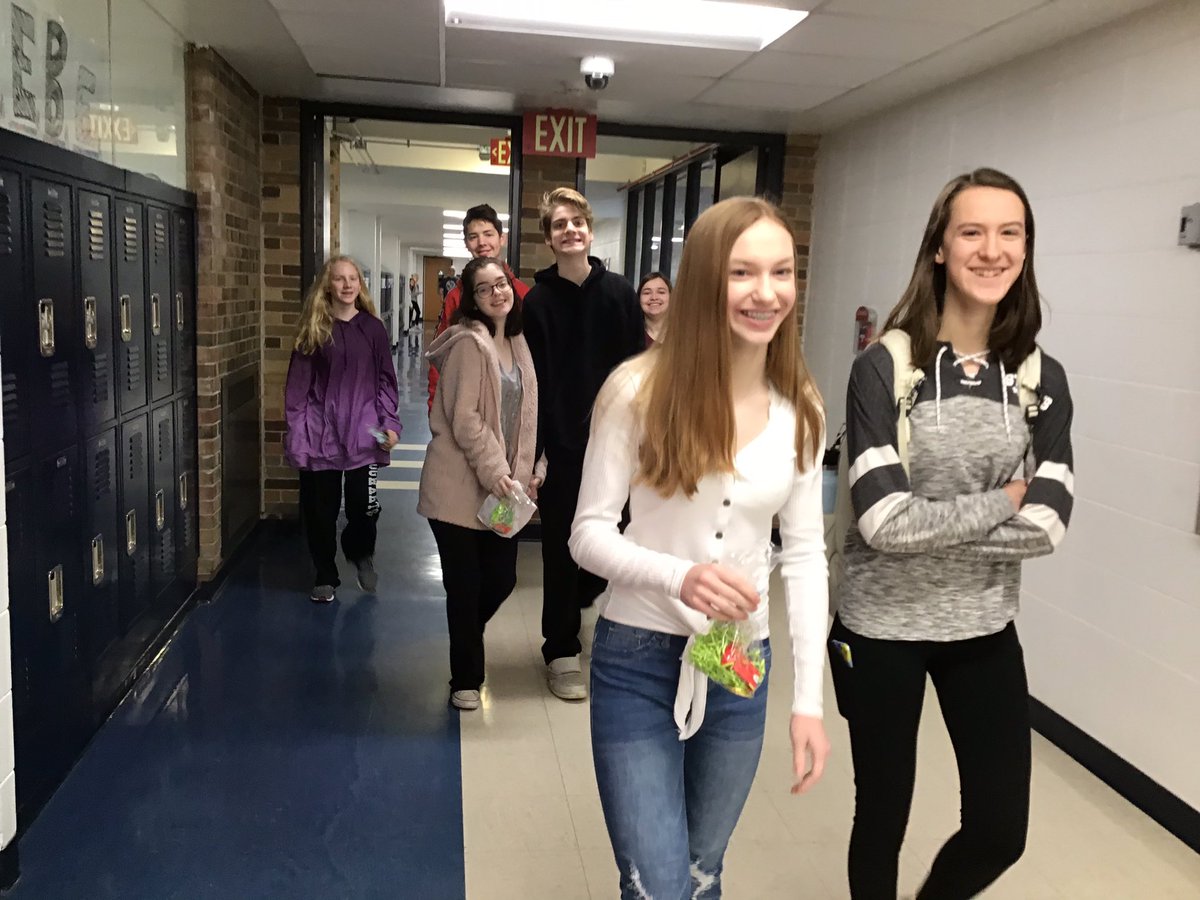 Steph_Sukow's tweet photo. SPARK shared our thanks with our cafeteria workers this morning! We are so lucky to have this crew at CG! @CGmrsmcknight @NeilLesinski #CGSPARK #BeCG https://t.co/wdq9EwDqoj