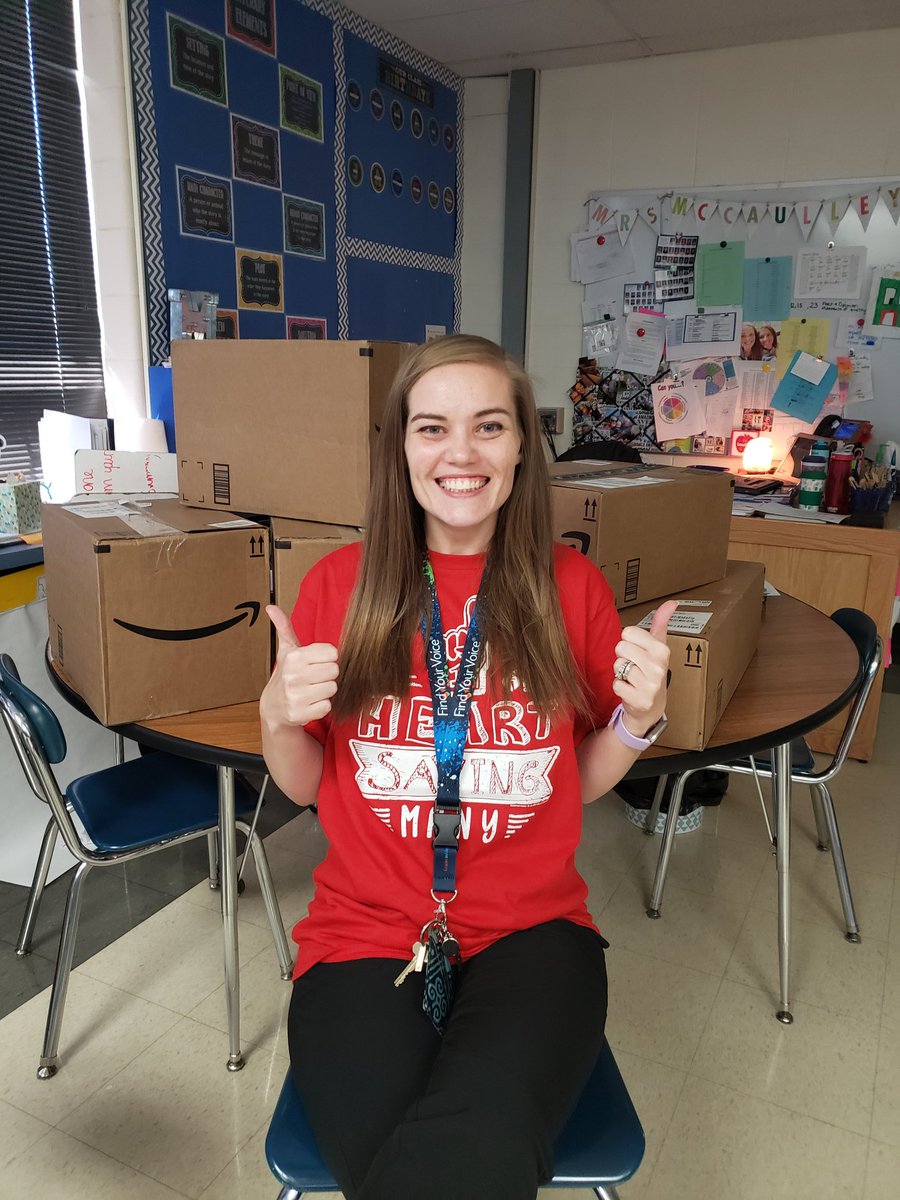 CMcCaulley2010's tweet photo. They're here! Our packages of supplies arrived today for our Solar S'mores project! Thank you so much to @CallawayChambe1 for supporting us with their grant! @SoCalElementary #SCESlearns https://t.co/PP02KtGLrB
