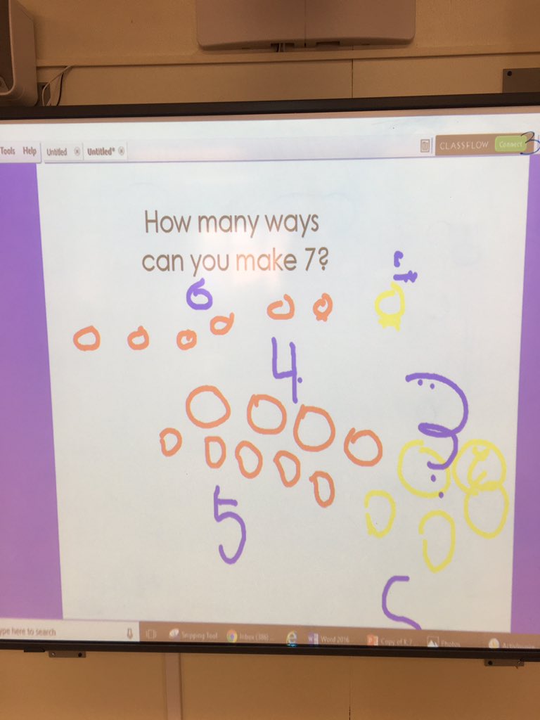 teachashifflett's tweet photo. We love showing off our learning using the @Promethean board! #Kindergarten #math @JBWatkinsES https://t.co/EwayiYr88q