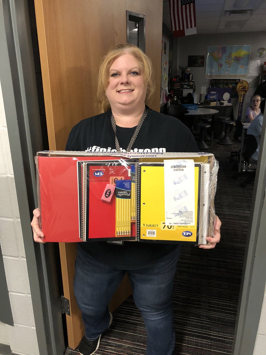 calrom22's tweet photo. At @Watkins_CFISD, we have FUN! We had raffles, a dance party, and sodas in the lounge this morning to celebrate the hard work of our entire staff! Happy F.U.N. Friday and Spring break! @erinhilbig1 @feliciahayes03 @DrLozano_CFISD @Watkins_CFISD https://t.co/98SUKoPcPb