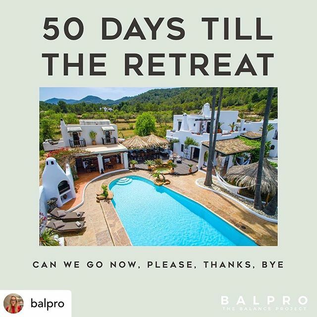 We’re very excited to be welcoming the lovely team from Balpro  from 23rd of April - and we couldn’t agree more with the sentiments in their caption. Ibiza is THE BEST place to be right now!
I Posted <a href="/withregram/">Repost app</a> • <a href="/balpro/">gunther</a> 50 days till we jet off to Ibiza to host our retreat …