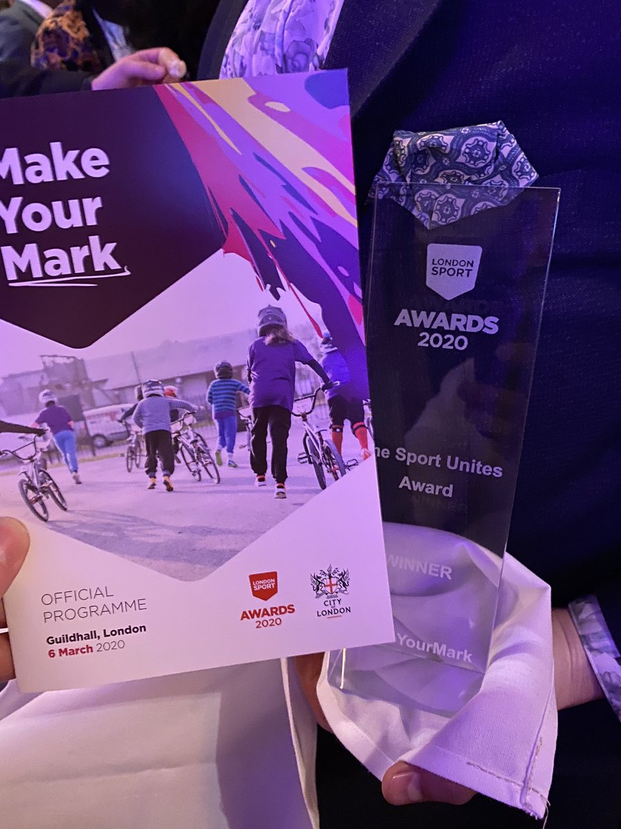 TheGolfTrust's tweet photo. Over the moon to win the @LondonSport Sport Unites award! Congratulations @EbonyHorseClub and Time Out Together incredible projects! #MakeYourMark https://t.co/pyAuli1U1E