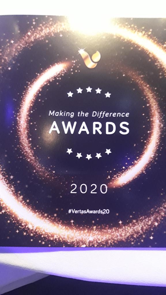 StuartJones_UFS's tweet photo. At the Vertas awards!  Good luck and congratulations to all nominees from Unilever Food Solutions.
#ufsukteam #vertasawards20 #recognition https://t.co/uKGxabOJx0