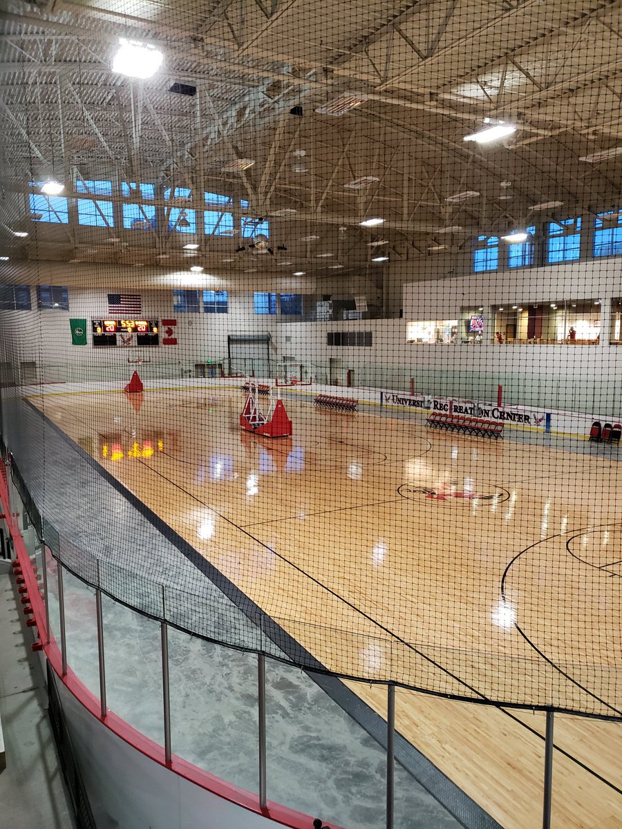 Excited to be back helping work and support the <a href="/nirsa_region/">NIRSA Region 6</a> basketball tournament <a href="/EWUcampusrec/">Campus Recreation</a>. This has always been such a fun event to be part of. Just wait, we'll get #floorball going to this scale.
