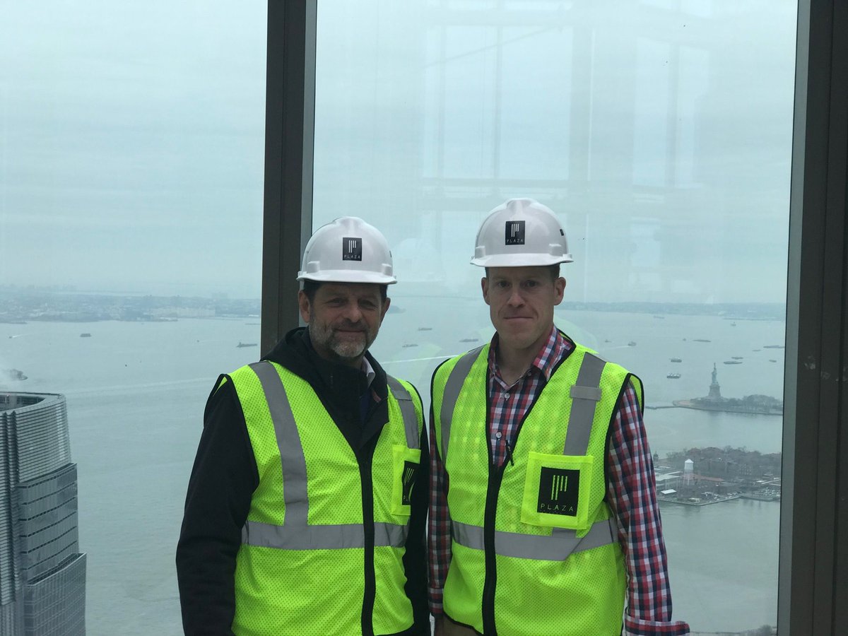 Last week, <a href="/USArmy/">U.S. Army</a> veteran Mike met up with his <a href="/PlazaConst/">Plaza Construction</a> Mentor Rich at the job site 99 Hudson in NYC. Mike recently started an internship with the company, and the pair was able to take a picture together in front of Lady Liberty! #FBF #ACPLife