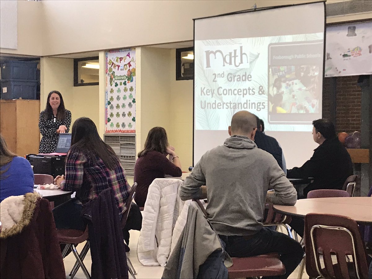 Ckellymath's tweet image. Such an informative morning in Foxboro for one of their Math Mornings with second grade families. Thanks to my partner for sharing all of her strategies- great work!
@DrMelloAsstSup @burrellelem @PublicWalpole