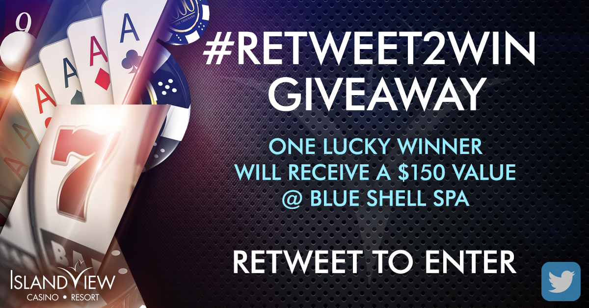 This week we're giving away $150 Value at Blue Shell Spa! Follow us and retweet for your chance to win! Winner to be announced Thursday, March 12!

#islandviewcasino #gulfportms #retweet2win #blueshellspa