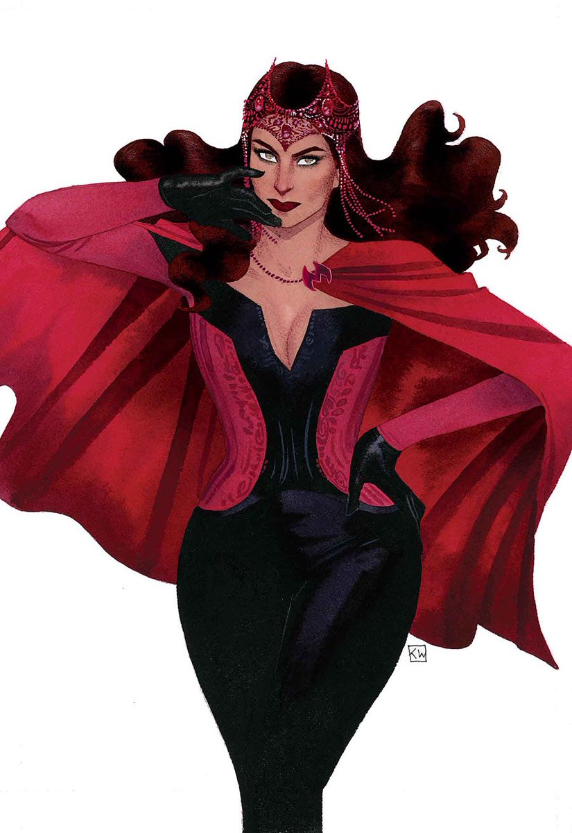 Day 6: THE PRETENDER aka SCARLET WITCH! Twin sister of Quicksilver, mother to Wiccan and Speed, and ex-wife of the Vision, Wanda Maximoff has many roles but will forever be known for causing Decimation. Played by Elizabeth Olson. Can’t WAIT for  #WandaVision.  #WomensHistoryMonth