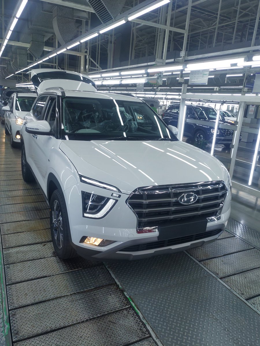 kushanmitra's tweet photo. From coils of steel to a finished car, read as I tell you how #MetalToExcellence happens at the @HyundaiIndia factory outside Chennai in today's @TheDailyPioneer and online https://t.co/ZawunXqZqf