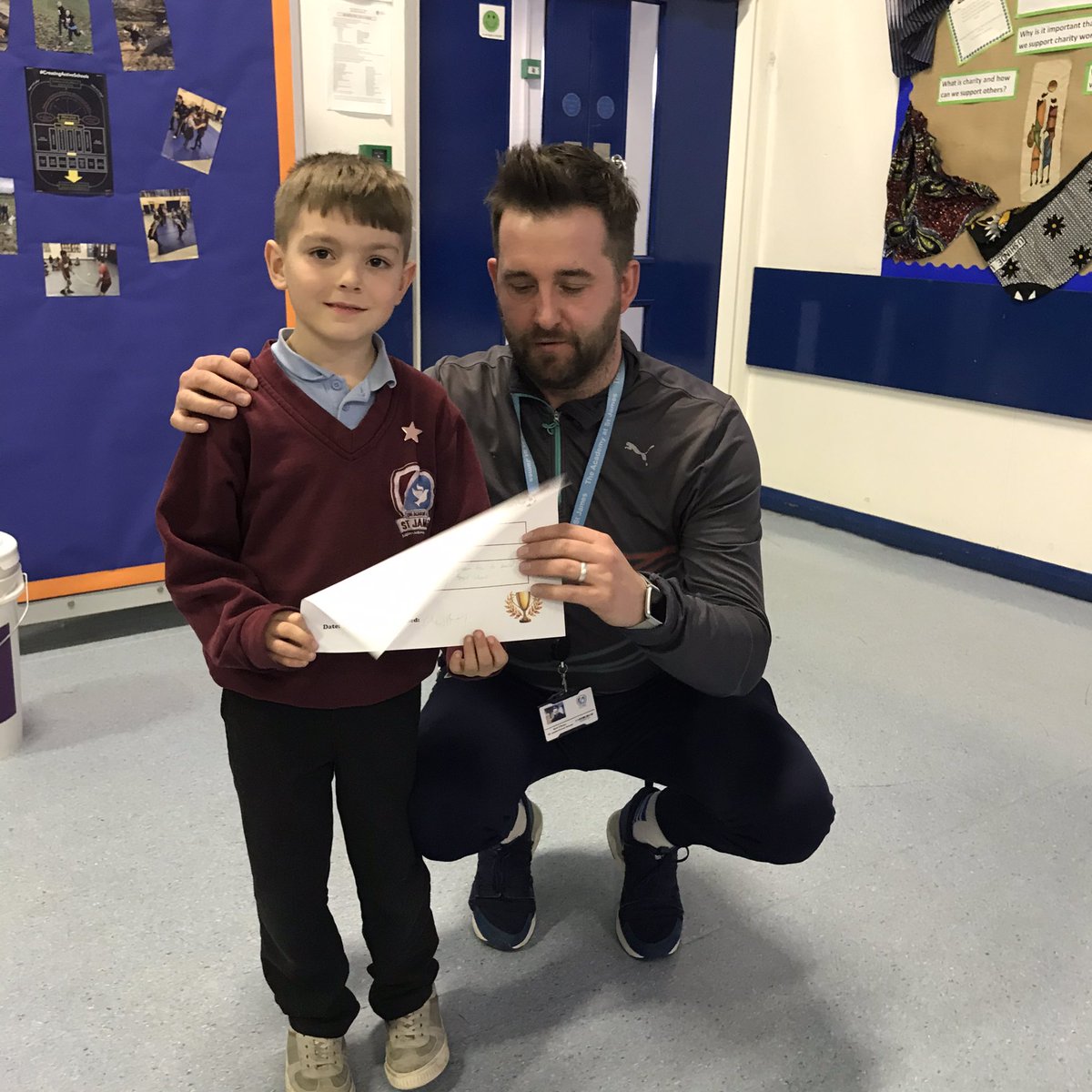 church_prim's tweet photo. Another fantastic achievement for this young man in @PEchurchprim1 this week as he is nominated for our weekly award @y3church @Y4church_prim with @NiallO7Brien #determination #success #pride @TheDanWilson @YorkshireSport @JoinUsMovePlay https://t.co/ajtefAtNCX