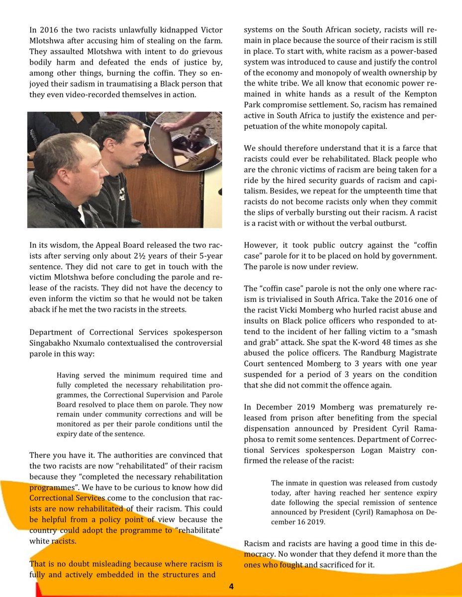 AZAPO VOICE Volume 3 Issue 9.

Period 05 - 12 March 2020.

”The South African Economy Continues its Free Fall”